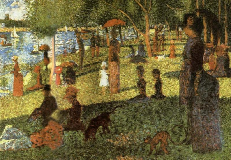 The Grand Jatte of Sunday afternoon, Georges Seurat